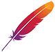 An image of a feather with a purple background. An image of a feather with a purple background.